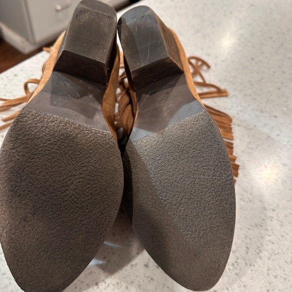 Coconuts by Matisse Tan Suede fringe Booties - Picture 8 of 8